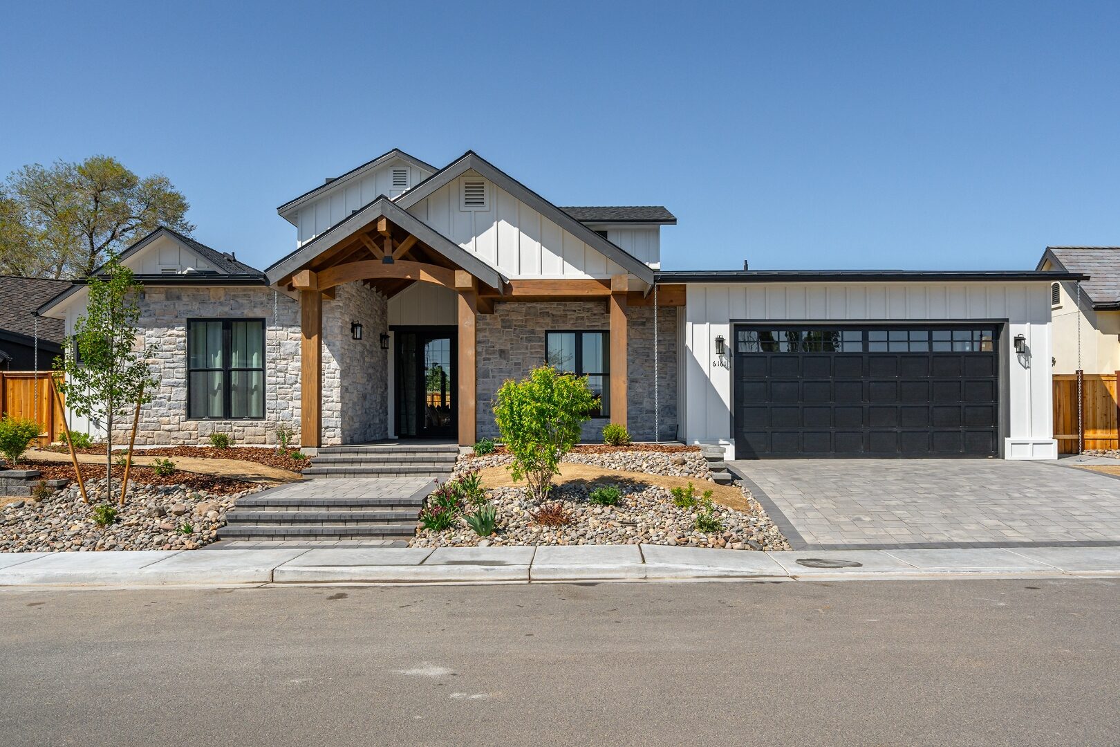Daylight front elevation